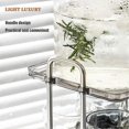thumbnail image 2 of Glass Beverage Dispenser Set 4 Glasses And Stand, 3.5L Tap Dispenser For Juices And Cocktails, Heat Resistant Silver, 2 of 5