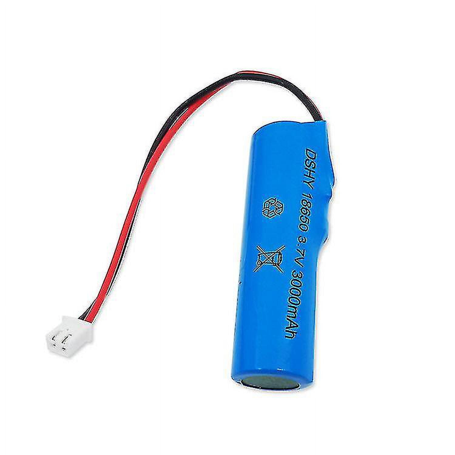 やゆよ 3.7v 18650 Lithium Battery Xh-2p Connector 3000mah Plus Protection