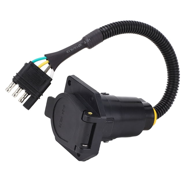 Adaptador De Cableado Para Remolque, Kit De Conector Para Remolque, Calibre De Cable 18 AWG, Conexión Perfecta, Resistente Al Agua, A Prueba De Polvo, De 4 Pines A 7 Pines Para