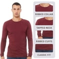 thumbnail image 4 of BELLA + CANVAS Unisex Triblend Long Sleeve T-Shirts 50/25/25 Polyester/ Ring-spun Cotton/Rayon Tee Shirt (Athletic Grey Triblend , S), 4 of 7