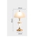 thumbnail image 2 of Lámpara de mesa con luz tricolor, lámpara de mesita de noche, lámpara de mesa de cristal, dormitorio con lámpara de mesita de noche pequeña, lámparas de mesa variables tricolores, 2 of 6