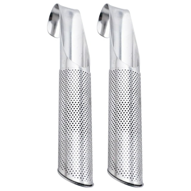 Colador de té de malla fina para colgar en teteras. Hojas sueltas de rosa, café y especias. 2 piezas