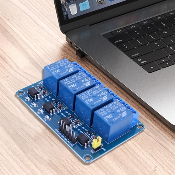 Módulo Relé Bajo Nivel 5v 12v 24v Rele 12v 4 Pines 12v A 5v Módulo De Placa De Relé De 4 Canales Con Optoacoplador, Tablero De Expansión De Gatillo De Bajo Nivel