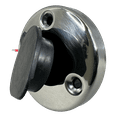 thumbnail image 6 of Pactrade Marine Black Rubber Cap 2-Prong Stern Light Pole Base Silver Top Socket Plug-in, 6 of 9