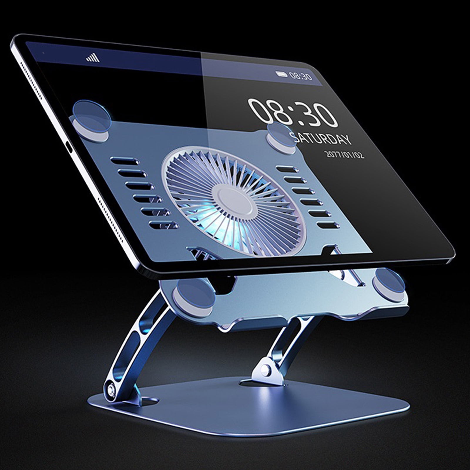 Tizuqe Notebook Cooler Stand Desktop Cooling Fan Laptop Radiator High Speed Fan Cooler Holder Support 10kg Lap Universal
