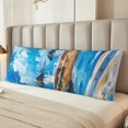 thumbnail image 6 of Lsque Greek Island Windmills Painting Body Pillow Case Cover,Ultra-Soft Microfiber Bed Pillow Cases 20x54 inches,Elegant Bedding,Breathable Durable Pillow Cover with Envelope Closure, 6 of 8