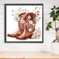 thumbnail image 4 of Juego de Pintura de Diamantes 5D FLhrweasw 4 Piezas Botas de Vaquero, 4 of 9