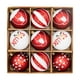 thumbnail image 1 of 9 bolas de Navidad de 2,3 pulgadas para centros de mesa. Estilo B, 1 of 9