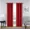 Burgundy, variant on Gorgeous Home Linen 100% Blackout Window Curtain Drapes For Bedroom Living Room Burgundy Noa Set of 2 panels 35" wide X 84" long