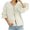 White, variant on Elegant Women's Sweater Coat Cardigan Featuring Drawstring Round Neck and Delicate Lace Detail for Everyday Casual Wear In Autumn Winter Seasons Black M
