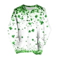 thumbnail image 1 of Camisetas de Halloween para las Mujeres Caída Suelta Camiseta de Cuello Redondo, Divertida Impresión de Manga Larga Top Casual para las Vacaciones, 1 of 6