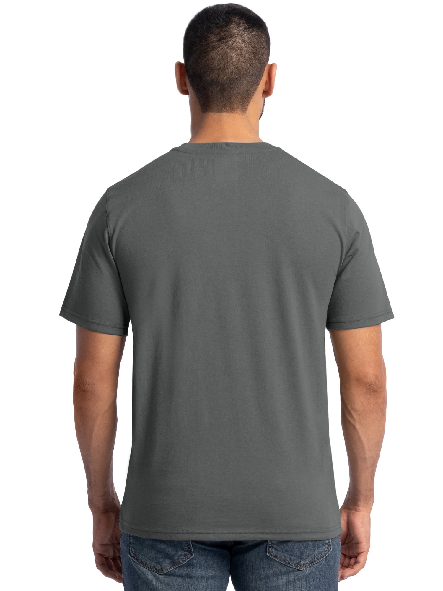 Wrangler Workwear Men's Short Sleeve Heavyweight Pocket Crew Work Shirt, size S-2XLT