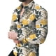 thumbnail image 3 of Camisas florales estilo playa hawaiano 2024 para hombre, camisa vintage con estampado 3D para hombre, camisa de manga larga con solapa y botón, primavera Y2k, 3 of 4