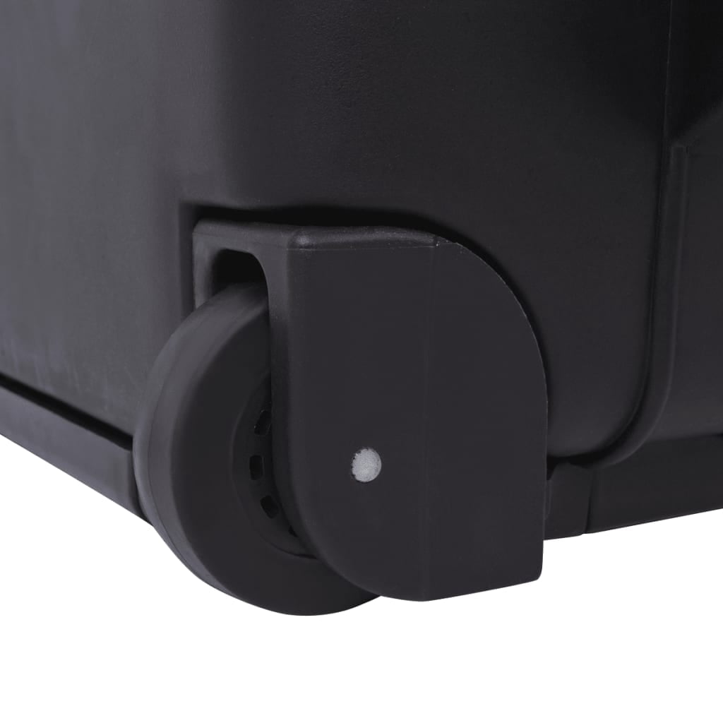 vidaXL Wheel-Equipped Tool/Equipment Case with Pick & Pluck