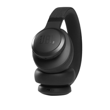 JBL - Live 660NC Wireless Noise Cancelling Over-The-Ear Headphones - Black