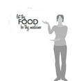 thumbnail image 2 of Let Thy Food Be Thy Medicine Kitchen Wall Art Cooking Quote Decal, 2 of 4