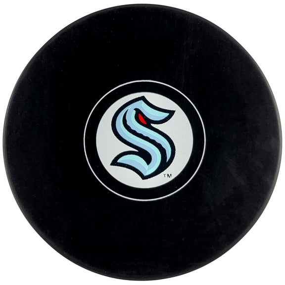 Seattle Kraken Unsigned Official Logo Hockey Puck 201663