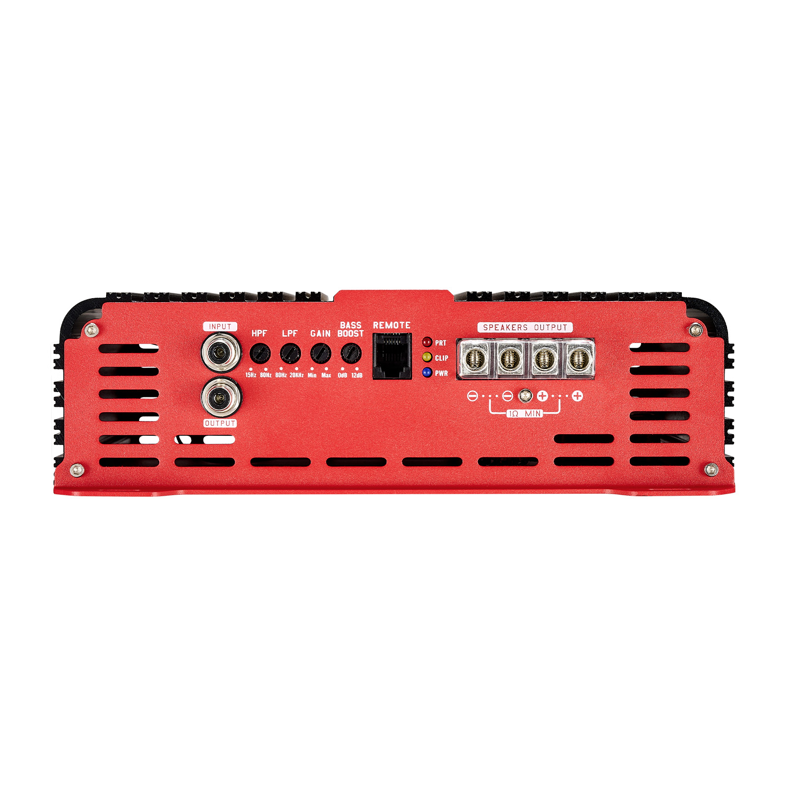 VEVOR Monoblock Car Amplifier, 1500W RMS MAX, 1/2/4 Ohm Stable, 1-Channel Class D Car Audio Amplifier with Remote Subwoofer Level Control, Low Pass Filter and Bass Boost, Volume Controller Included