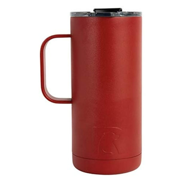 RTIC 16 oz Coffee Travel Mug with Lid and Handle, Stainless Steel