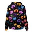 thumbnail image 4 of Kogui Girls Trendy Daily Outer Tops, Long Sleeve Hooded Pullover With Pockets, Casual Halloween Graphic Printed Sweatshirt (Light Yellow, 2-3 Years), 4 of 6