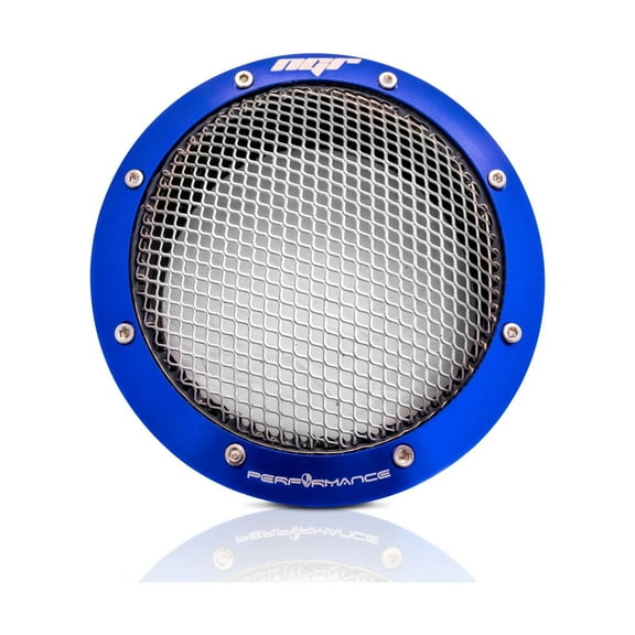 NGR Turbo Guard Drag Edition - Blue One Piece Turbo Filter, Fits 3" or 2.5" with Included Sleeve