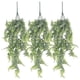 thumbnail image 2 of 3 Pcs Artificial Hanging Ferns Plants Vine Fake Ivy Boston Fern Hanging Plant Outdoor UV Plastic Pla, 2 of 5
