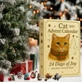 thumbnail image 4 of 2025 Cat Lovers Advent Calendar 24 Days Countdown Set with 2D Acrylic Hanging Decorations Cute Festive for Enthusiasts, 4 of 9