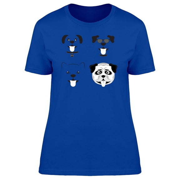 Adorable Dogs Doodles Tee Women's -Image by Shutterstock