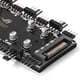 thumbnail image 2 of Adaptador de controlador de velocidad de concentrador RGB PWM divisor multidireccional de 1 a 8 (12 V 4 pines) Tmvgtek Componentes de la computadora, 2 of 2