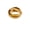 Gold 3-Ring Set - 8, variant on AIOMUO Set - US 8 Polished Gold Tone Interlocking Ring in 316L Stainless Steel - Hypoallergenic, Waterproof, Tarnish Resistant Wide Band Statement Jewelry