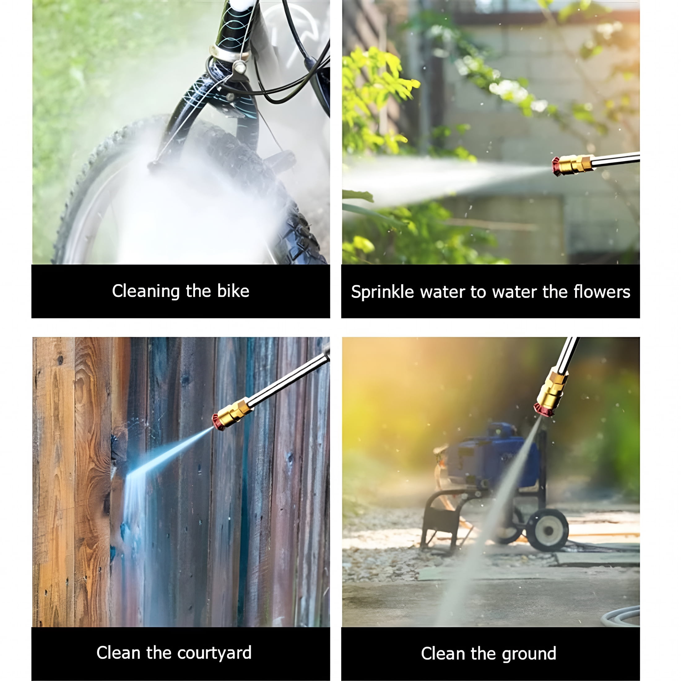 CURYMAY 2026 New Cordless Pressure Washer,50Psi Portable Pressure Cleaner Handheld with Battery and 24V 1500Mah Rechargeable Battery Electric Pressure Washer for Washing Cars,Watering Flowers