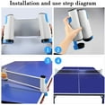 thumbnail image 2 of Filets de tennis de Table Rétractables, Accessoire de tennis de Table portable, Parfait pour le tennis de Table, pour Toutes les tables de tennis de Table, Longueur Réglable 170 (max) x 14.5 cm, 2 of 4