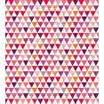 thumbnail image 3 of Pink Duvet Cover Set, Geometric Triangle Patterns with Polka Dots Lines Zig Zag Prints Abstract Image Print, Decorative 3 Piece Bedding Set with 2 Pillow Shams, Calking Size, Multicolor, by Ambesonne, 3 of 3