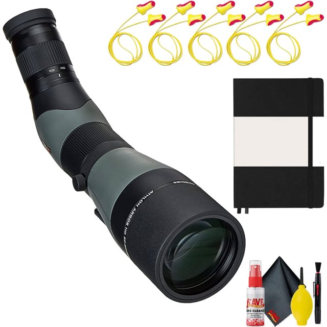 Athlon Optics Argos HD 20-60x85 Telescopio terrestre - 45 grados, verde/negro (paquete)