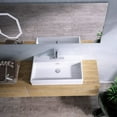 thumbnail image 4 of Quattro 70.01 Wall Mount/Vessel Bathroom Sink in Ceramic White with One Faucet Hole, 4 of 5