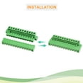 thumbnail image 4 of Unique Bargains 5.08mm Pas 12 Broches 10A PCB Mount Vis Bloc de Borne Droite Plug-in pour Électrique, Instruments 5 Set, 4 of 5
