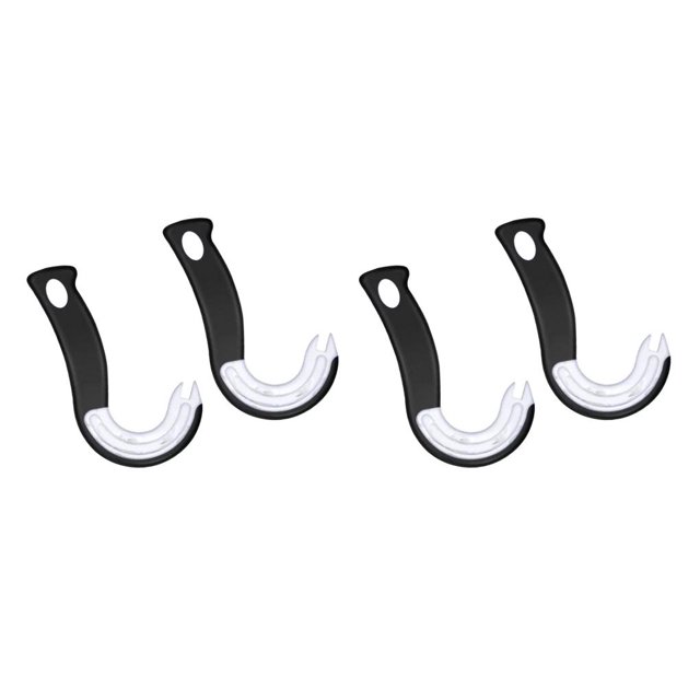 Monstrate 2 Pieces Ring Pull Can Opener Grip Nails Opening Tool Ring-Pull Hook Bar J Shape Jar Pulling Protecting Kitchen Non-slide Beer 15x9x0.8cm 2piezas Monstrate CBP584294