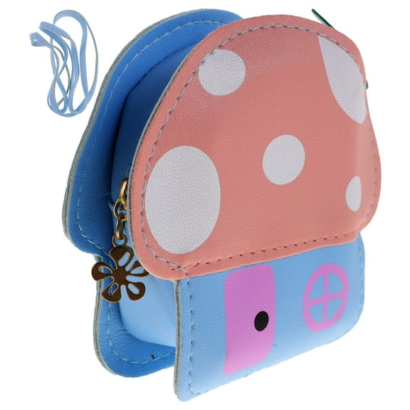 OUNONA  Children's Mushroom Bag Baby Accessory Purse for Little Girls Pouch