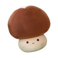 thumbnail image 2 of HILABEE Stuffed Mushroom Toy Gift Collection Cuddly Creative Ornament Adorable for Brown 30cm, 2 of 9
