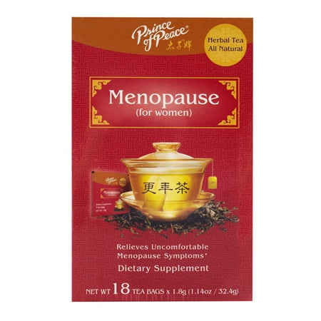 Prince of Peace Herbal All Natural Menopause Tea Sachets, 18