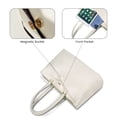 thumbnail image 2 of Bolsa para ordenador portátil LOVEVOOK para mujer de 15,6 pulgadas, impermeable, de piel, ordenador,, 2 of 7