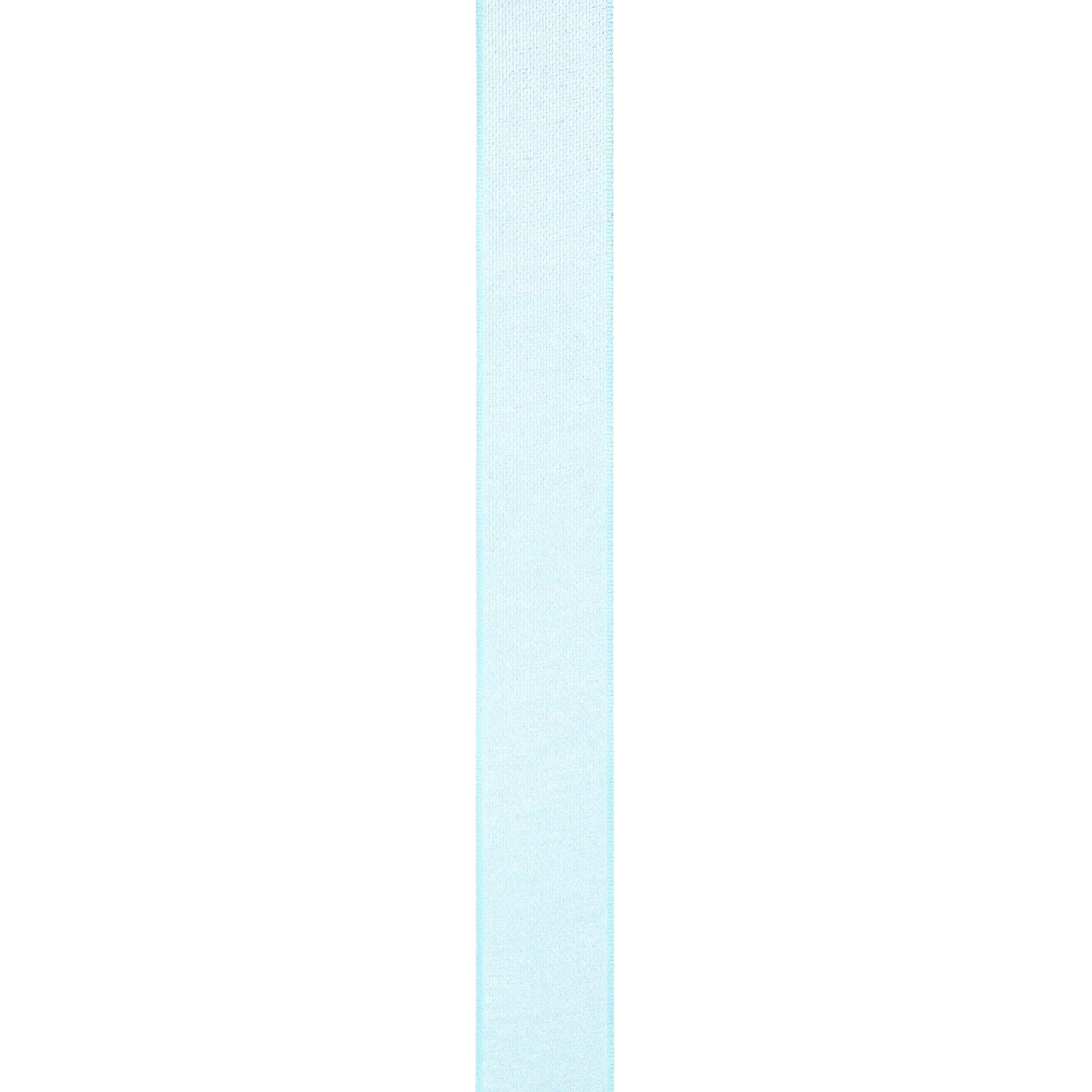 Light Blue Sheer Organza Ribbon for Crafts and Gift Wrap, 3/8" x 100 Yards by Gwen Studios