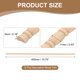 thumbnail image 2 of Paquete de 12 Molduras de Madera Decorativa de 15.75", Moldura de Madera 3D sin Terminar para Manualidades DIY, Estante de Armario de Pared, Ventana y Puerta (Línea de Calabaza Sola, 11mm), 2 of 6