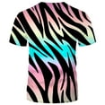 thumbnail image 2 of QTAGTESS Tuxedo T-Shirt Zebra Print Shirt Fake Suit with Bowtie Tee, 2 of 7