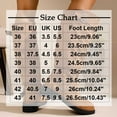 thumbnail image 3 of PiGOGI Suede Boots for Women Casual Round Toe Belt Buckle Warm Stacking Boots Winter Fashion Comfortable Slip Resistant Blue 39, 3 of 5