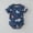Multicolor A6, variant on YHAJDS Unisex Baby Long Sleeve Romper Print Triangle Bodysuit Short Sleeve Infant Outfit