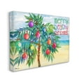thumbnail image 3 of Stupell Industries Merry Beachy Christmas Holiday Palm Graphic Art Gallery Wrapped Canvas Print Wall Art, Design by Paul Brent, 3 of 7