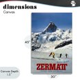 thumbnail image 4 of Stupell Industries Traditional Zermatt Snow Beach Canvas Art, 30 x 45, by Vintage Posters, 4 of 8