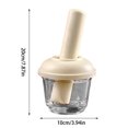 thumbnail image 2 of Seasoning Jar Retractable Spoon Glass Transparent Glass Material Airtight Leak Proof Lightweight for Coffee Condiments Oils Vinegars Kitchen Home Travel, 2 of 3