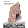 thumbnail image 3 of Phone Case for Samsung Galaxy S20 FE Case Glitter Sparkle Gold, Samsung S20 FE 5g Case Silicone Anti-Fingerprint Glamorous Bling Shiny Cover Thin (Pink), 3 of 14